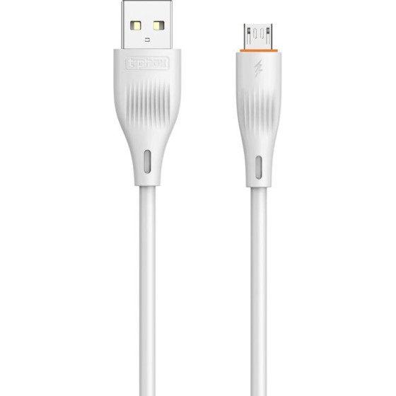 T-Phox Cable X-Lite Micro Usb White 1M 3A