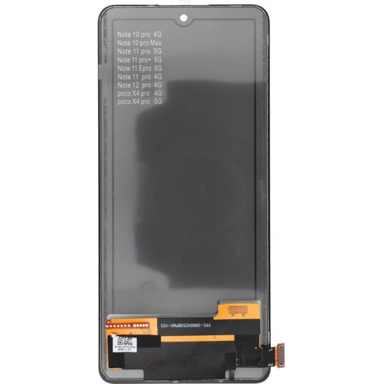 FixCell Lcd Display For Redmi Note 10 Pro 4G / 11 PRO/ 12 Pro 4G Incell Without frame