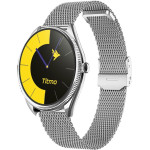 Titmo Smartwatch O-170 (AMOLED, Bluetooth call, Stainless Steal Silver Mesh strap) silver
