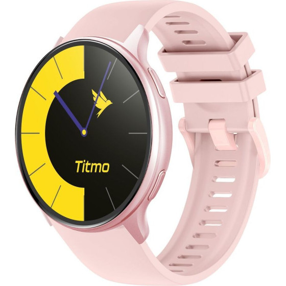 Titmo Smartwatch O-200 (GPS, AMOLED, Bluetooth call, Silicone strap) pink