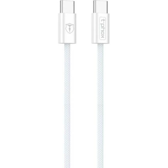 T-Phox CC15 Series USB-C/USB-C Cable 60W 3A WHITE