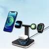 T-Phox Inductive Charger 5IN1 Magnetic Wireless 15W BLACK