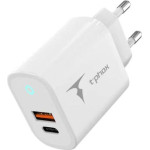 T-Phox Wall Charger Glory 45W USB/USB-C WHITE