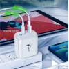 T-Phox Wall Charger Glory 45W USB/USB-C WHITE