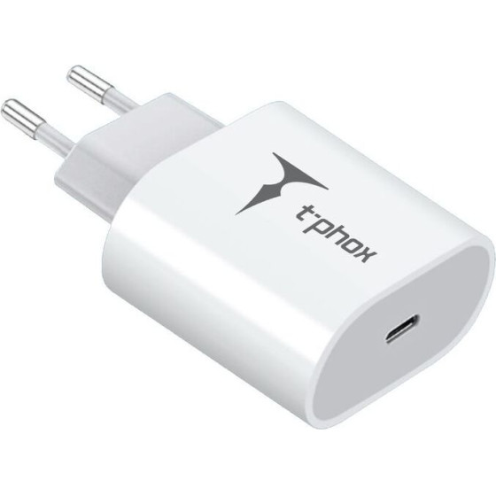 T-Phox Wall Charger Ispeed 20W White (Eu PLUG)