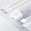 T-Phox Wall Charger Mega T-PP09 Gan Pd 65W USB/USB-C WHITE