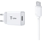 T-Phox Wall Charger MINI-Eu Micro Usb White 1.2M 2.4A