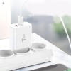 T-Phox Wall Charger Speedy USB-C 20W/Usb 18W Pd Qc + Cable Lightning 1M WHITE