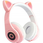 Telcon Bluetooth Headphones B39 Cat Ears PINK