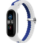Telcon Braided Band Smart Band M3/M4/M5/M6 WHITE-BLUE