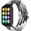 Telcon Braided Strap Mi Band 8 PRO/M8 Pro (12) Black And WHITE