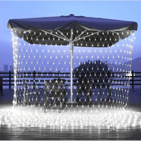 Telcon Led Curtain (240 LAMPS) 3M x 3M Cold WHITE