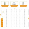 Telcon Led Curtain (300 Led lamp) 3mx3m Cold white