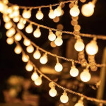 Telcon Led Garland 1,5M (10 Led LAMPS) Usb Balcony Balls Warm WHITE