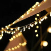 Telcon Led Garland 1,5M (10 Led LAMPS) Usb Balcony Stars + Balls Warm WHITE