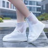 Telcon Rainproof Shoe Covers M (37-38) With A Zipper WHITE