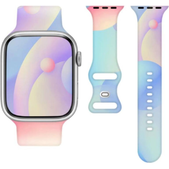 Telcon Silicone Strap Apple Watch 42/44/45/49MM (97+110) COLORFUL
