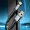 3MK Cable Hyper Cable N-Series USB-A To Lightning 2m Qc 3.0 5V/2.4A 12W Black