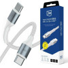 3MK Cable Hyper Cable N-Series USB-C To USB-C 2m Pd 3.0 Qc 3.0 20V/5A 100W White