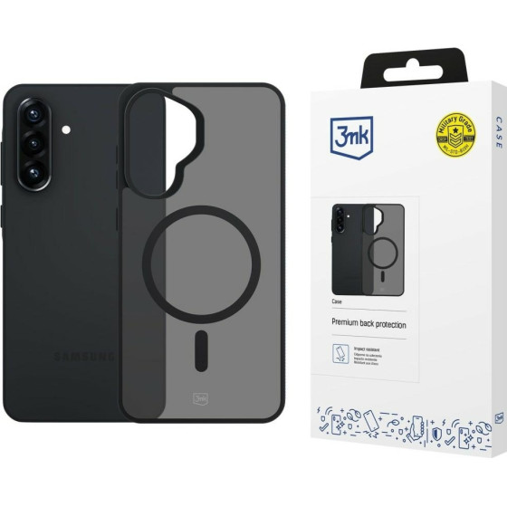 3MK Etui Smoke Magcase Do Samsung Galaxy A37 czarny