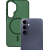 3MK Etui Smoke Magcase Do Samsung Galaxy S26+ zielony