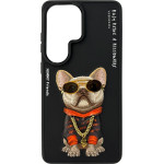 Nimmy Case Glasses Cool Dog For Samsung Galaxy S26 Ultra Black - (N-YJ-S26-ultra-01)