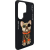 Nimmy Case Glasses Cool Dog For Samsung Galaxy S26 Ultra Black - (N-YJ-S26-ultra-01)
