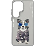 Nimmy Case Glasses Cool Dog For Samsung Galaxy S26 Ultra Grey - (N-YJ-S26-ultra-028)
