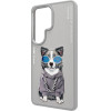 Nimmy Case Glasses Cool Dog For Samsung Galaxy S26 Ultra Grey - (N-YJ-S26-ultra-028)
