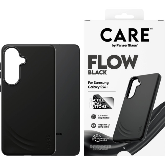 PanzerGlass Case Care By Flow Black Qi For Samsung Galaxy S26 Plus Black - (CR16048)
