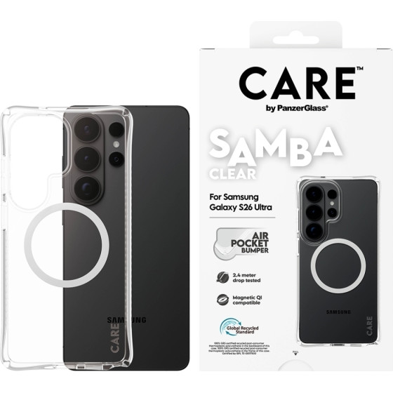 PanzerGlass Case Care By Samba Transparent Qi For Samsung Galaxy S26 Ultra Transparent - (CR71608)