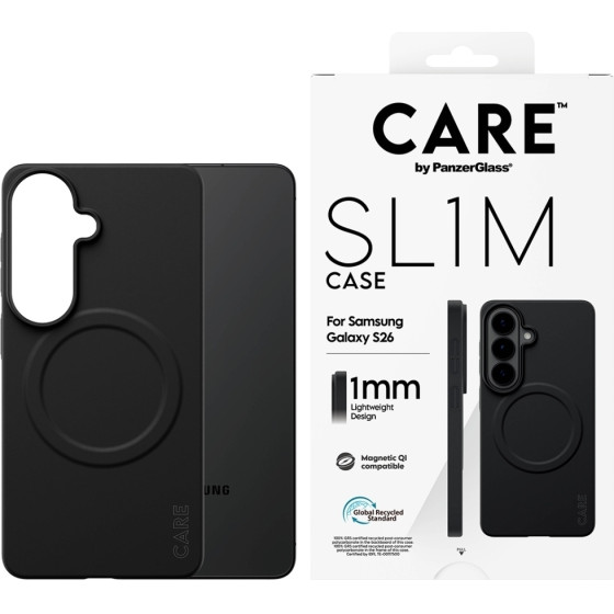 PanzerGlass Case Care By SL1M For Samsung Galaxy S26 Black - (CR15246)