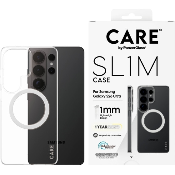 PanzerGlass Case Care By SL1M For Samsung Galaxy S26 Ultra Transparent - (CR27515)