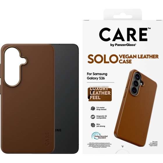 PanzerGlass Case Care By Solo For Samsung Galaxy S26 Brown - (CR26186)