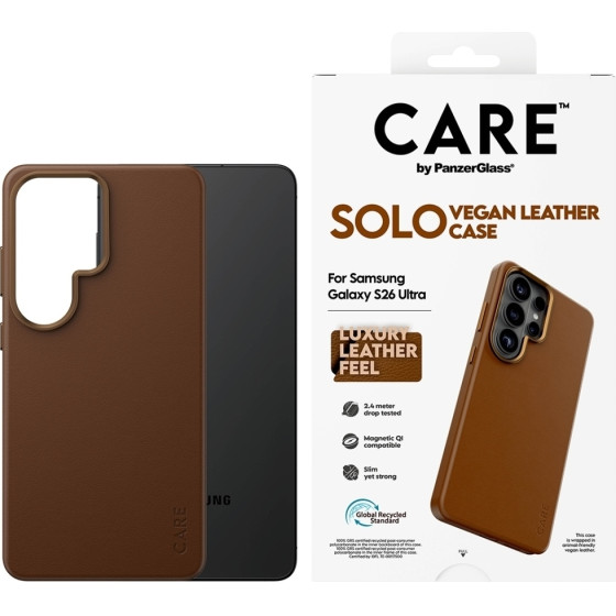 PanzerGlass Case Care By Solo Qi For Samsung Galaxy S26 Ultra Brown - (CR83549)