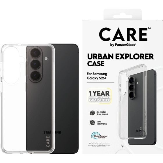 PanzerGlass Case Care By Urban Explorer Transparent For Samsung Galaxy S26 Plus Przezroczysty - (CR37852)