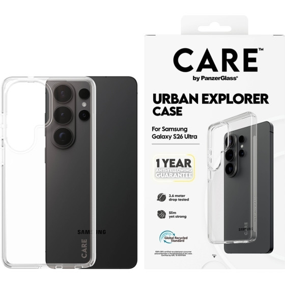 PanzerGlass Case Care By Urban Explorer Transparent For Samsung Galaxy S26 Ultra Transparent - (CR74807)