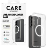 PanzerGlass Case Care Urban Explorer Transparent w. Black Qi For Samsung Galaxy S26 Plus Transparent - (CR70254)