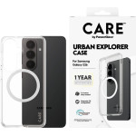 PanzerGlass Etui Care By Urban Explorer Transparent w. White Qi Do Samsung Galaxy S26 Przezroczysty - (CR14939)