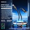 Remax Cable Ladon Series 240W RC-C039 Usb 4.0 USB-C/USB-C 1M BLACK