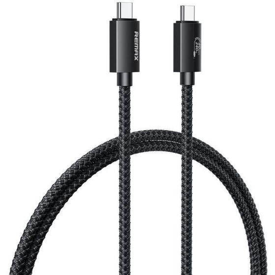 Remax Cable Ladon Series 240W RC-C039 Usb 4.0 USB-C/USB-C 1M BLACK