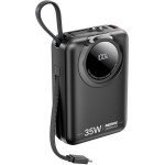 Remax Powerbank Scuba Series 20000mAh RPP-73 35W With Cables BLACK