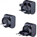Remax Travel Charger Set 30W RP-U192 EU/UK/Us BLACK