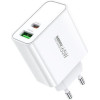Remax Wall Charger Kiddy Series 65w RP-U125 USB/USB-C WHITE