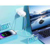 Remax Wall Charger Kiddy Series 65w RP-U125 USB/USB-C WHITE