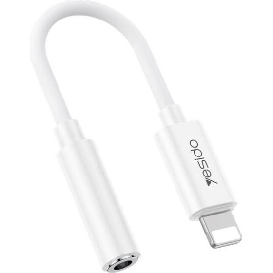 Yesido Audio Cable YAU44 LIGHTNIG/3,5MM Aux Female 30CM WHITE