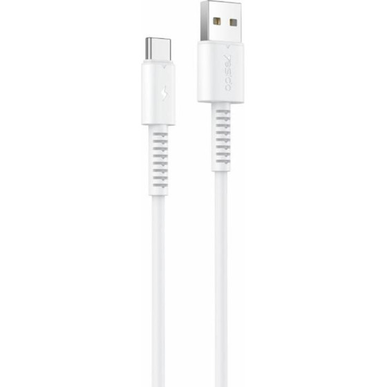 Yesido Cable CA120 180W USB/TYPE-C 1M Pvc 2A WHITE