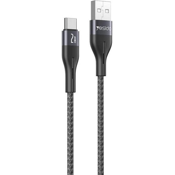 Yesido Cable CA121 18W USB/TYPE-C 1M 2A BLACK