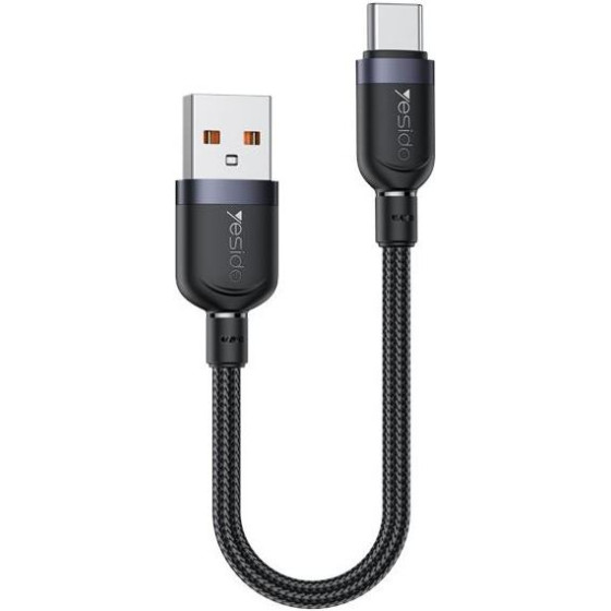 Yesido Cable CA131C 18W USB/TYPE-C 0,3M 2.4A BLACK