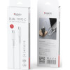 Yesido Cable CA154 Pd 60W TYPE-C/TYPE-C 1M Pvc 3A WHITE